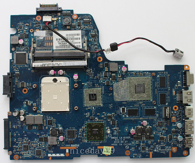 For Toshiba Satellite A665D AMD motherboard NWQAE LA-6192P LA619 - Click Image to Close